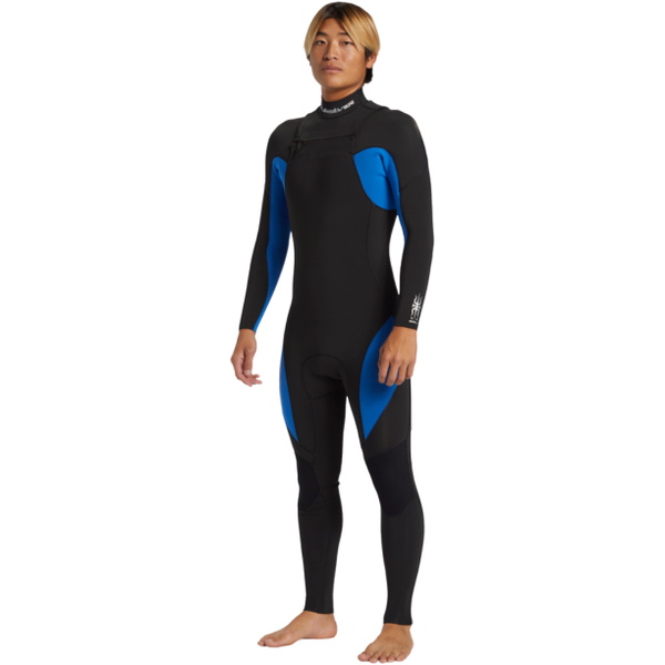 2026 Quiksilver Mens Mercury 3/2mm Chest Zip Wetsuit AQYW103117 - Olympian Blue